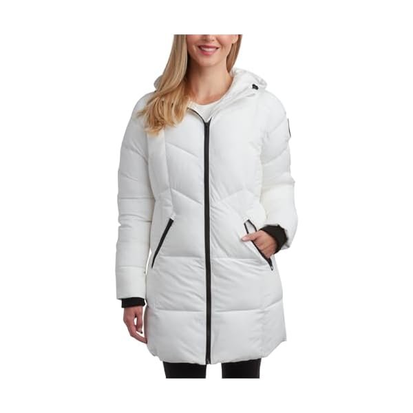 Womens Long Winter Coats - Cozy Long Puffer Coats for Women Wind & Water Resistant Hooded Quilted Jackets for Women