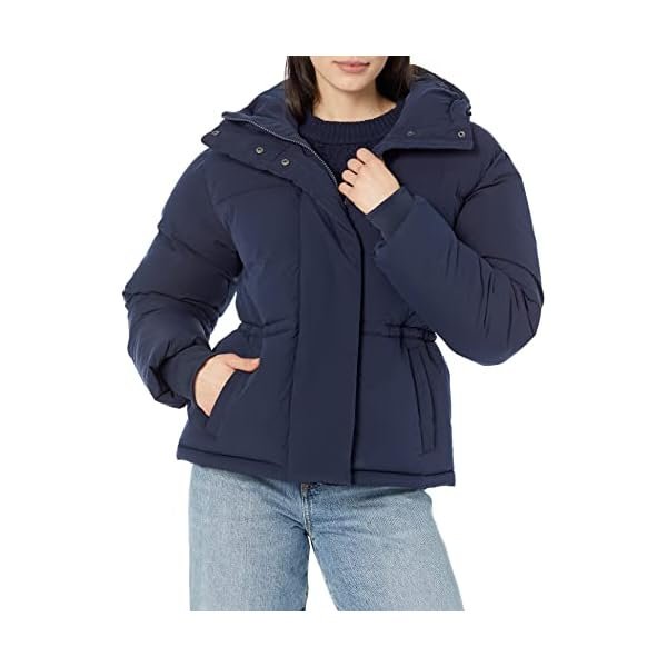Women's Short Waisted Puffer Jacket (Available in Plus Size)
